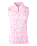 PURE GOLF Rise Sleeveless Polo 008 Soft Sakura