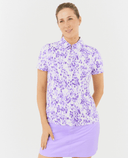 PURE GOLF Amity Short Sleeve Polo 013 Violet Fields