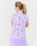 PURE GOLF Amity Short Sleeve Polo 013 Violet Fields