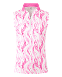 PURE GOLF Felicity Sleeveless Polo 030 Rose Water