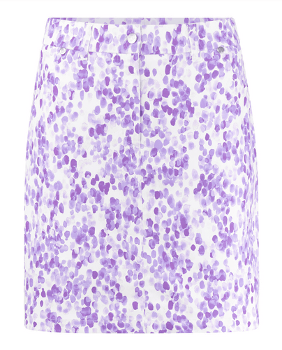 PURE GOLF Clarity Skort 50cm 222 Violet Fields