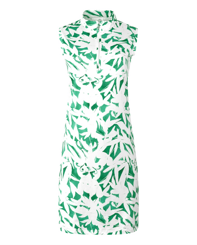 PURE GOLF Miley Sleeveless Dress 310 Wild Peony Emerald