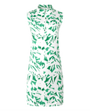 PURE GOLF Miley Sleeveless Dress 310 Wild Peony Emerald