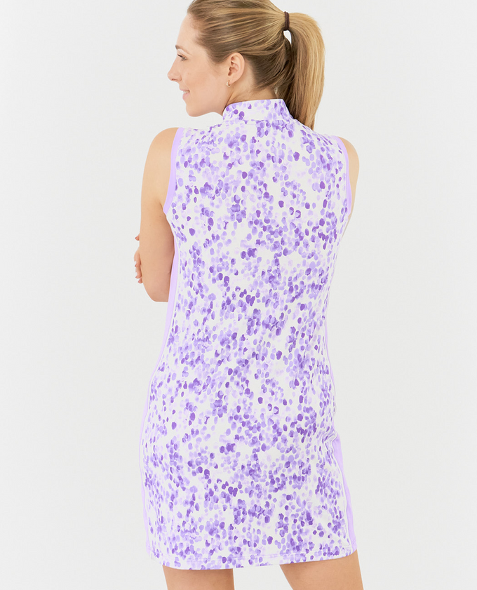 PURE GOLF Heather Sleeveless Dress 315 Violet Fields