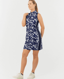 PURE GOLF Heather Sleeveless Dress 315 Wild Peony Navy