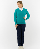 PURE GOLF Suzie Summer Weight Knitted Jumper 509 Deep Ocean