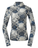 PURE GOLF Amy Roll Neck Top 101 Quiet Glade