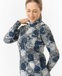 PURE GOLF Amy Roll Neck Top 101 Quiet Glade