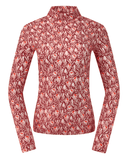 PURE GOLF Amy Roll Neck Top 101 Perennial Fields