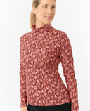 PURE GOLF Amy Roll Neck Top 101 Perennial Fields