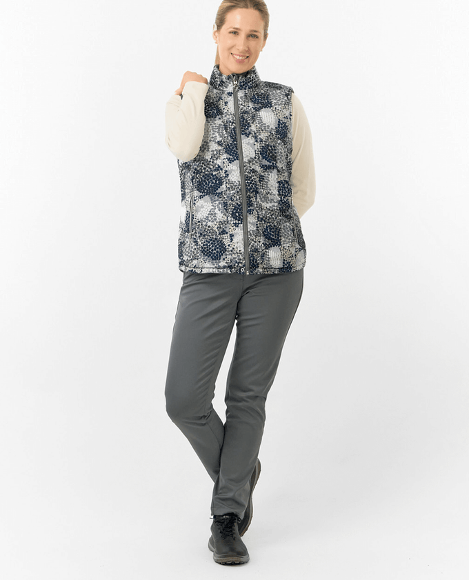 PURE GOLF Eve Reversible Vest 406 Quiet Glade