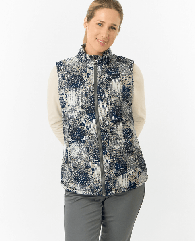 PURE GOLF Eve Reversible Vest 406 Quiet Glade