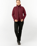 PURE GOLF Hemisphere Faux Fur Vest 411 Merlot