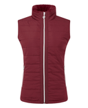 PURE GOLF Hemisphere Faux Fur Vest 411 Merlot