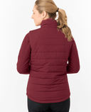 PURE GOLF Hemisphere Faux Fur Vest 411 Merlot