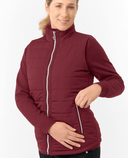PURE GOLF Hemisphere Faux Fur Vest 411 Merlot