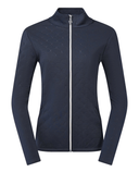 PURE GOLF Lola Fleece Lined Textured Jacket 416 Navy