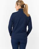 PURE GOLF Lola Fleece Lined Textured Jacket 416 Navy