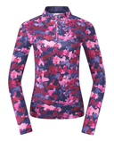 PURE GOLF Arusha Mid Layer Top 441 Autumn Aquarelle