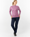 PURE GOLF Arusha Mid Layer Top 441 Plum Ripple
