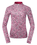 PURE GOLF Arusha Mid Layer Top 441 Plum Ripple