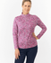 PURE GOLF Arusha Mid Layer Top 441 Plum Ripple