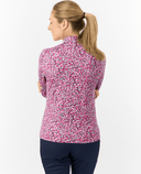 PURE GOLF Arusha Mid Layer Top 441 Plum Ripple