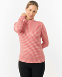 PURE GOLF Arusha Mid Layer Top 441 Woven Chantilly