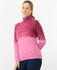 PURE GOLF Simone Ombre Knit Roll Neck Jumper 505 Plum Ombre
