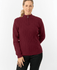 PURE GOLF Margot Knit Lined Quarter Zip Jumper 506 Merlot