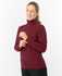 PURE GOLF Sarah Roll Neck Jumper with Faux Fur Collar 521 Merlot