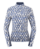 PURE GOLF Balance Long Sleeve Polo 445 Sands Of Time