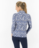 PURE GOLF Balance Long Sleeve Polo 445 Sands Of Time