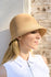 PURE GOLF Lea Straw Hat 614 Natural