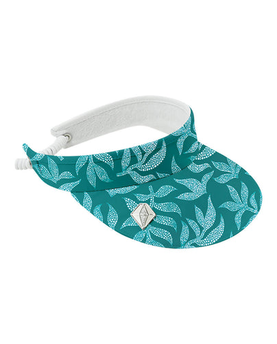 PURE GOLF Arielle Visor 661 Teal Frondescence