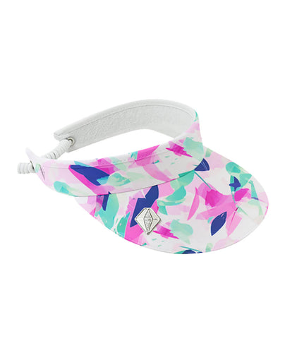 PURE GOLF Arielle Visor 661 Portrait of Paradise
