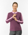 PURE GOLF Jane Long Sleeve Mid Layer 041 Deep Sugar Plum