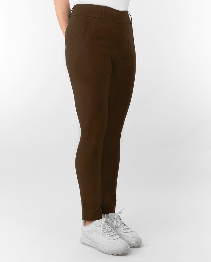 PURE GOLF Charm2 Pull-on 4 Way Stretch Trouser 29" 234 Cocoa Powder