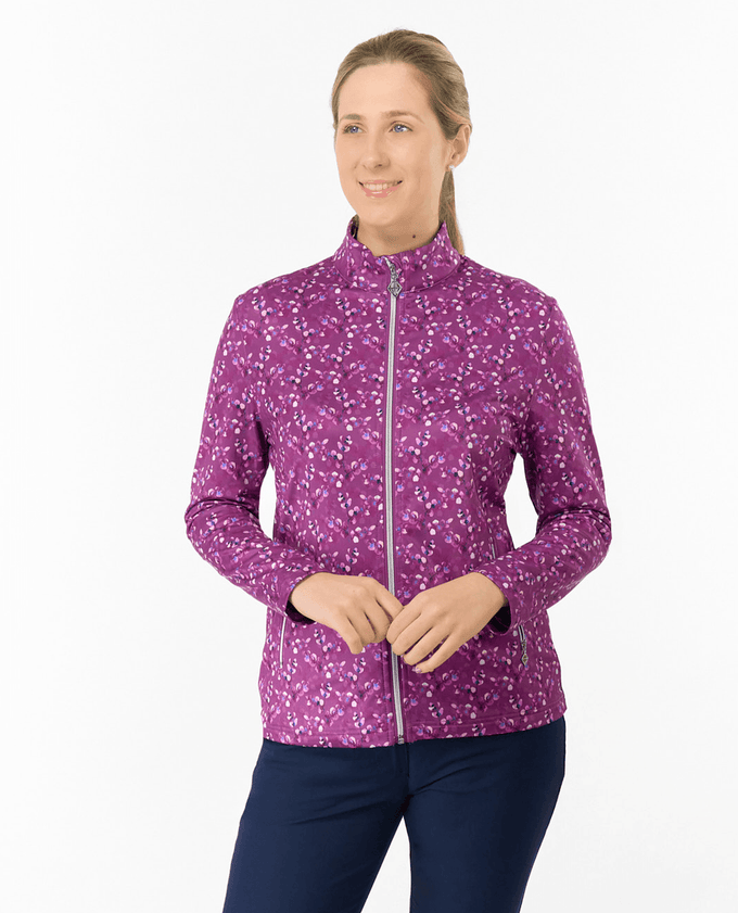 PURE GOLF Auttie Winterweight Jacket 403 Morello Orchard