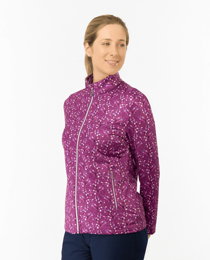 PURE GOLF Auttie Winterweight Jacket 403 Morello Orchard