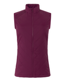 PURE GOLF Josie Stretch Panel Vest 413 Morello Cherry