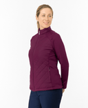 PURE GOLF Jessica Hybrid Jacket 417 Morello Cherry