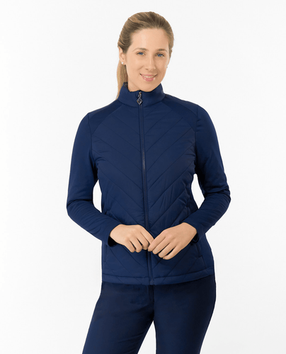 PURE GOLF Jessica Hybrid Jacket 417 Navy