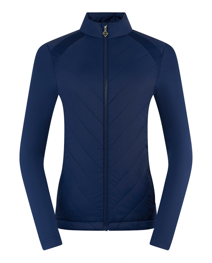 PURE GOLF Jessica Hybrid Jacket 417 Navy