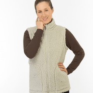 PURE GOLF Dolly Fleece Vest 422 Oyster - S / Oyster