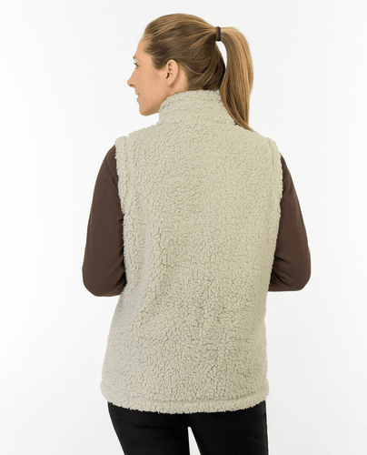 PURE GOLF Dolly Fleece Vest 422 Oyster