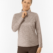 PURE GOLF Arusha Mid Layer 441 Cocoa Weave - S / Cocoa Weave