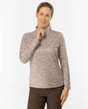 PURE GOLF Arusha Mid Layer 441 Cocoa Weave