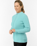 PURE GOLF Sophia Elena Knit Lined Cardigan 510 Retro Blue