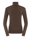 PURE GOLF Sarah Roll Neck With Faux Fur Lining 521 Cocoa Powder